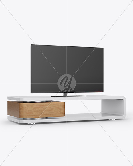 TV on a Table Mockup