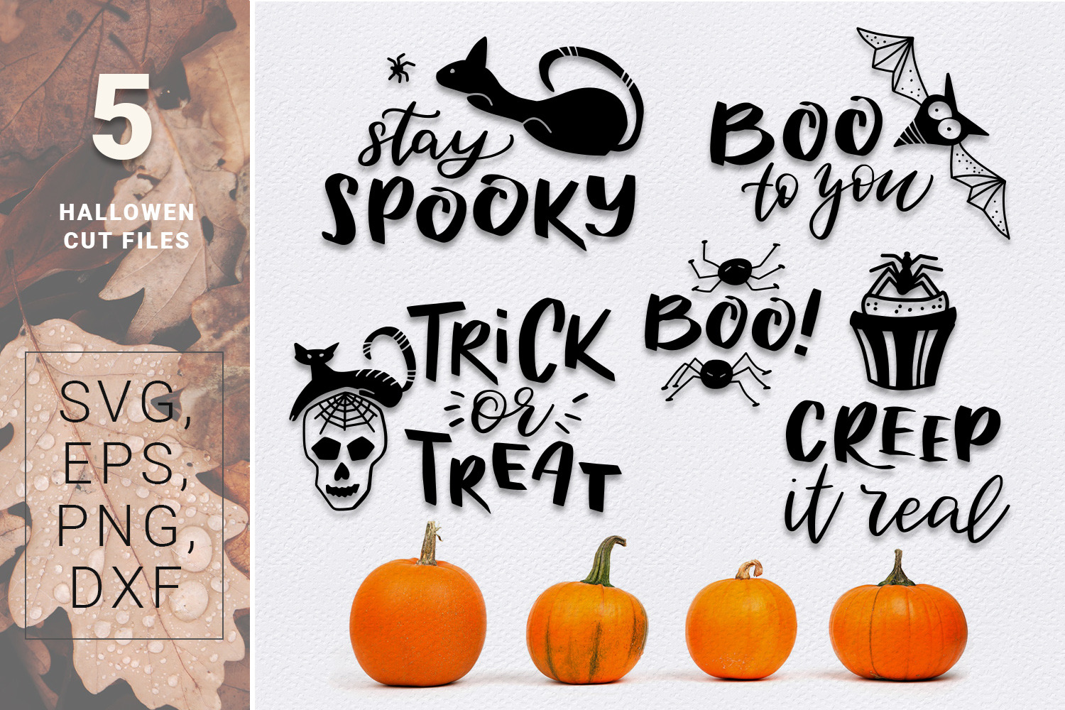 BOO! - Halloween design kit