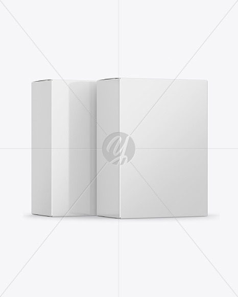 Two Paper Boxes Mockup