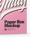 Two Paper Boxes Mockup