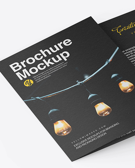 Textured Brochure Mockup