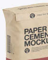 Kraft Paper Cement Bag Mockup