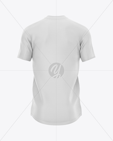 Football 3 Stripes V-Neck Shirt Mockup