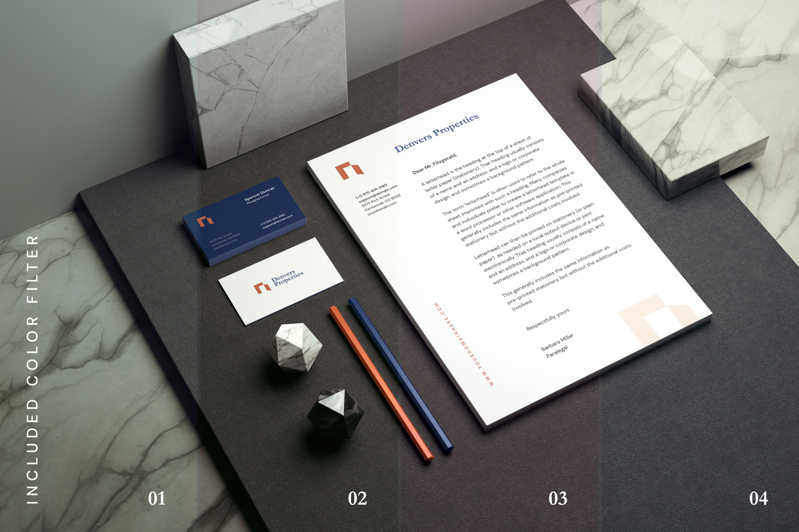 Minimal Corporate Stationery Mockup Minimal Corporate Stationery Mockup