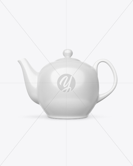 Ceramic Teapot Mockup