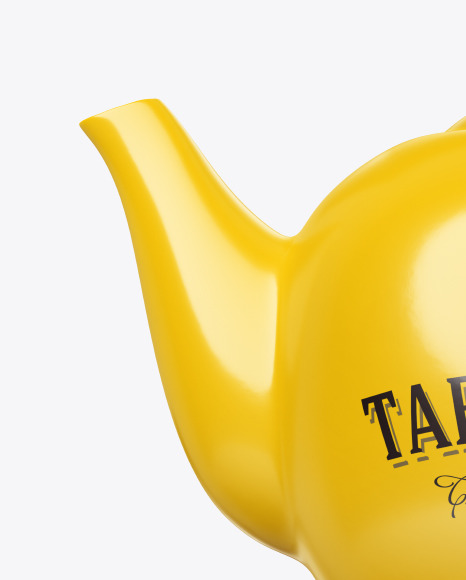 Ceramic Teapot Mockup