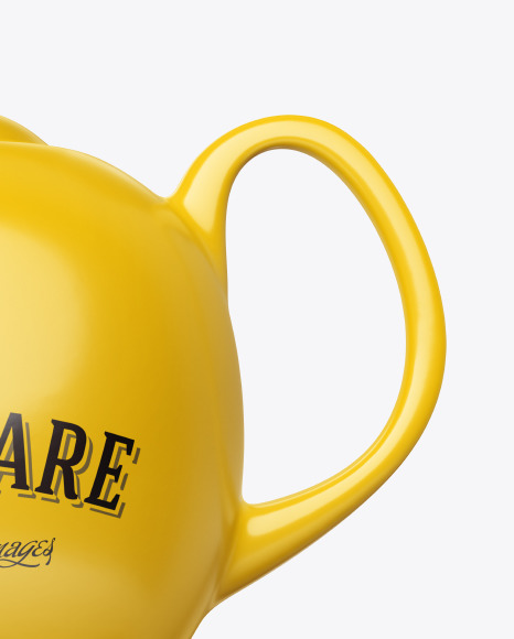 Ceramic Teapot Mockup