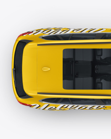 Crossover SUV Mockup - Top View