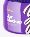 Glossy Jar Mockup