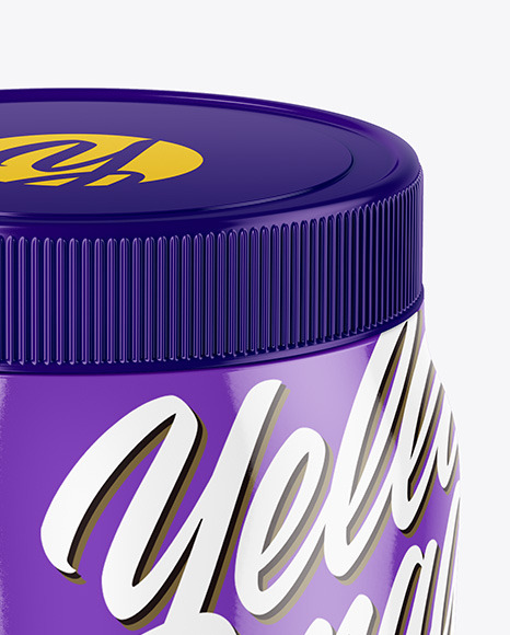 Glossy Jar Mockup