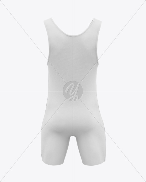 Men's Wrestling Suit Mockup