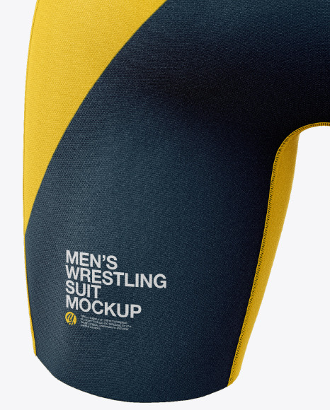 Men's Wrestling Suit Mockup