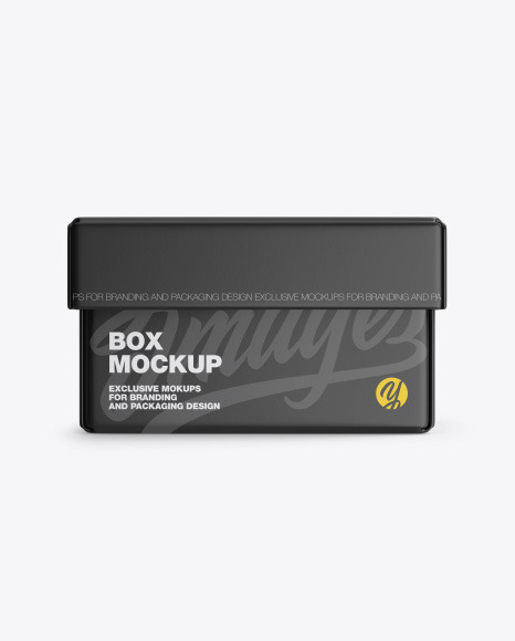 Matte Paper Box Mockup