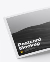 Matte A5 Postcard Mockup