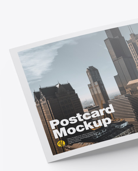 Matte A5 Postcard Mockup