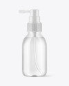 Clear Spray Bottle Mockup