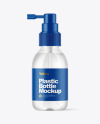 Clear Spray Bottle Mockup