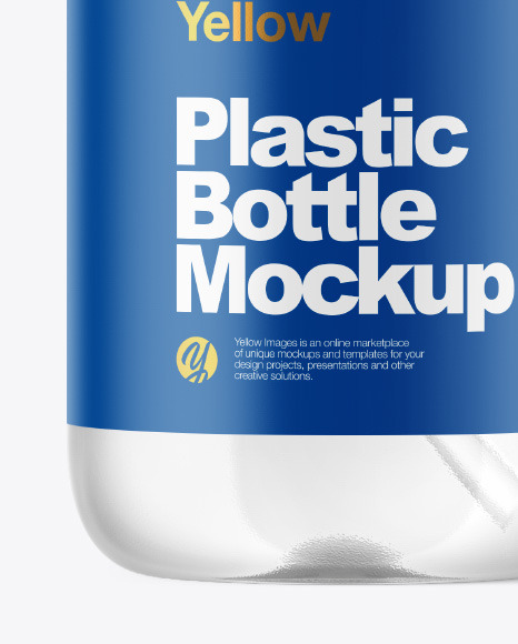 Clear Spray Bottle Mockup