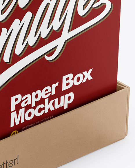 Paper Palette With Four Textured Boxes Mockup