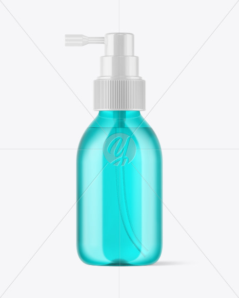 Plastic Spray Bottle Mockup