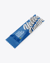 Matte Stick Sachet Mockup - Half Side View