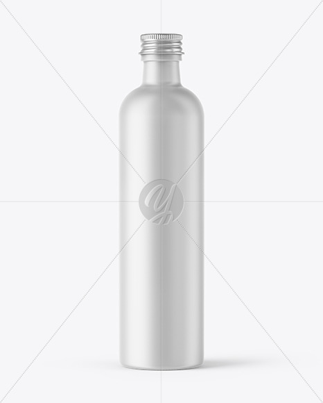 Ceramic Bottle with Metal Cap Mockup