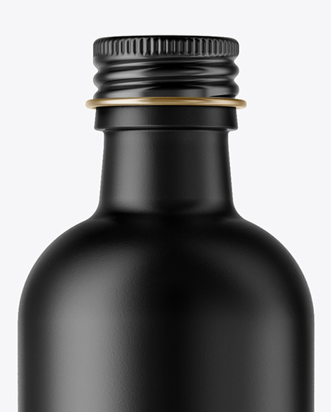 Ceramic Bottle with Metal Cap Mockup