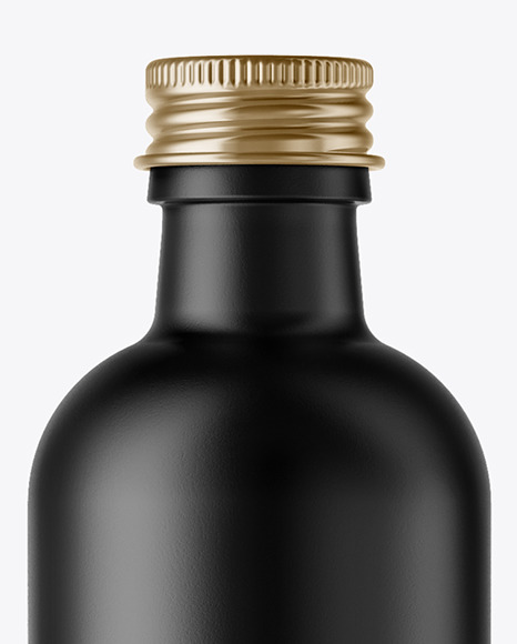 Ceramic Bottle with Metal Cap Mockup