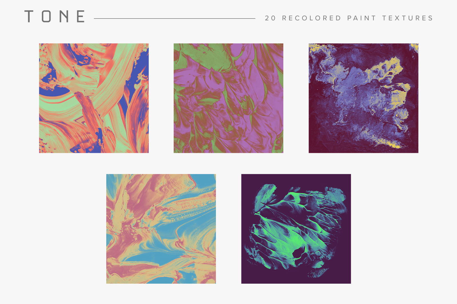 Tone: Recolored Paint Textures Tone: Recolored Paint Textures
