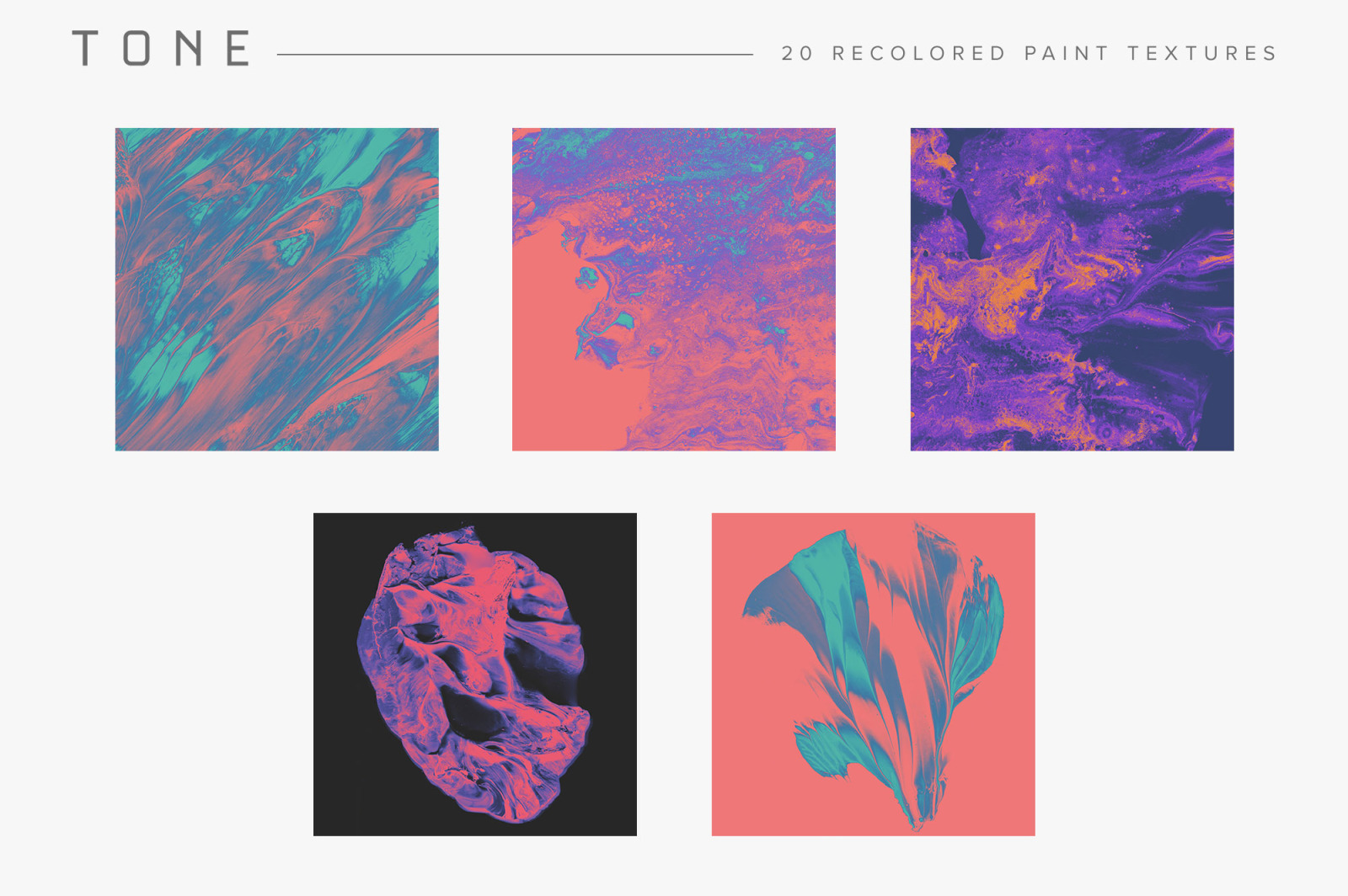 Tone: Recolored Paint Textures Tone: Recolored Paint Textures