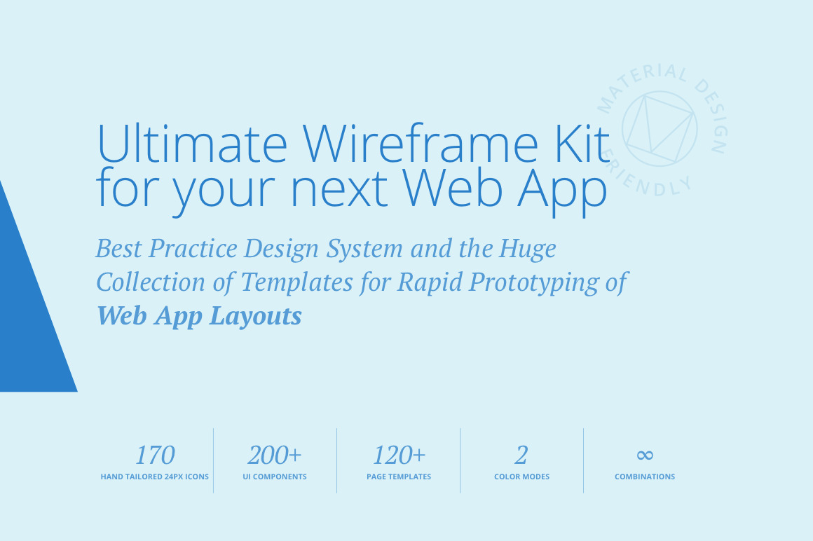 Adminian 4 Wireframe Kit