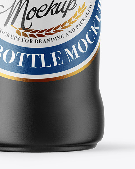 Ceramic Beer Bottle Mockup