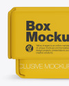 Matte Paper Box Mockup