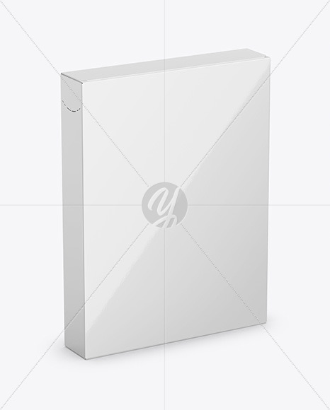 Glossy Paper Box Mockup