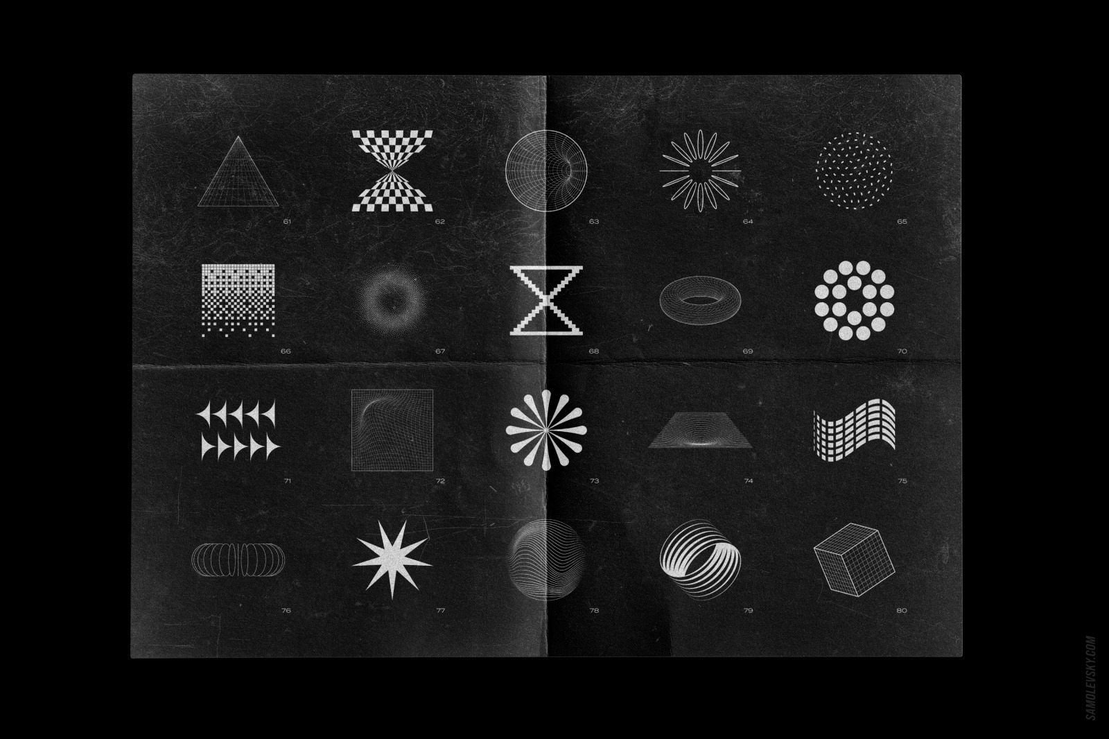 Abstract shapes collection – 100 design elements Abstract shapes collection – 100 design elements