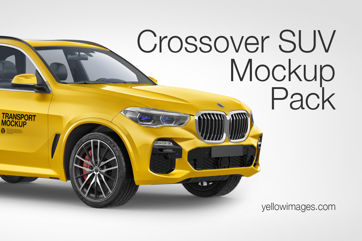 Crossover SUV Mockup Pack Crossover SUV Mockup Pack