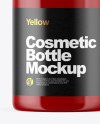 Glossy Cosmetic Bottle with Pump Mockup