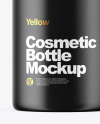 Matte Cosmetic Bottle with Pump Mockup