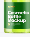 Clear Cosmetic Bottle with Pump Mockup