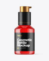 Cosmetic Bottle with Pump Mockup