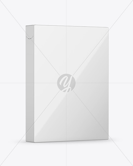 Glossy Paper Box Mockup