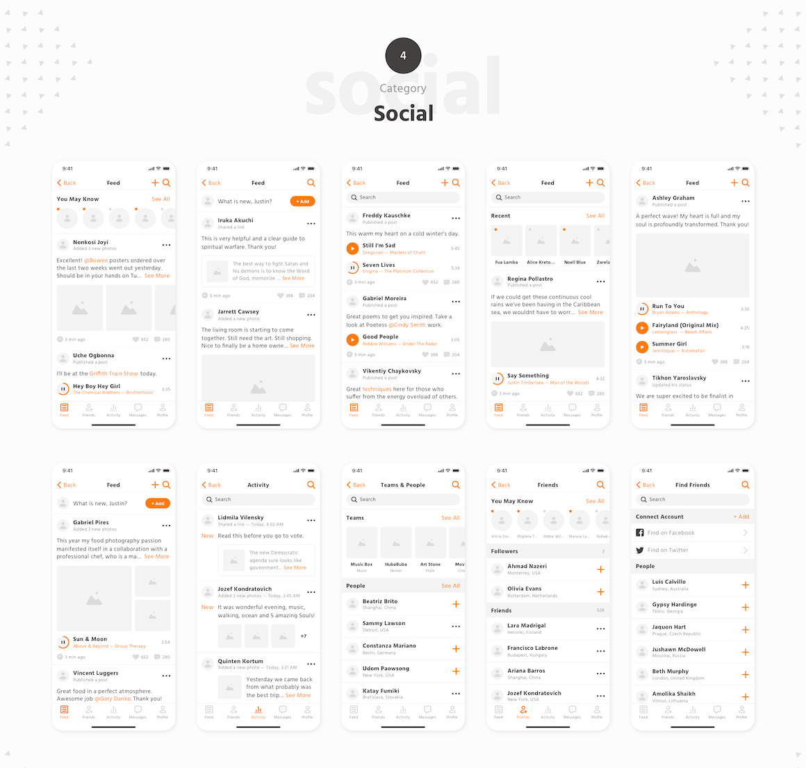 Makeapp Wireframe Kit