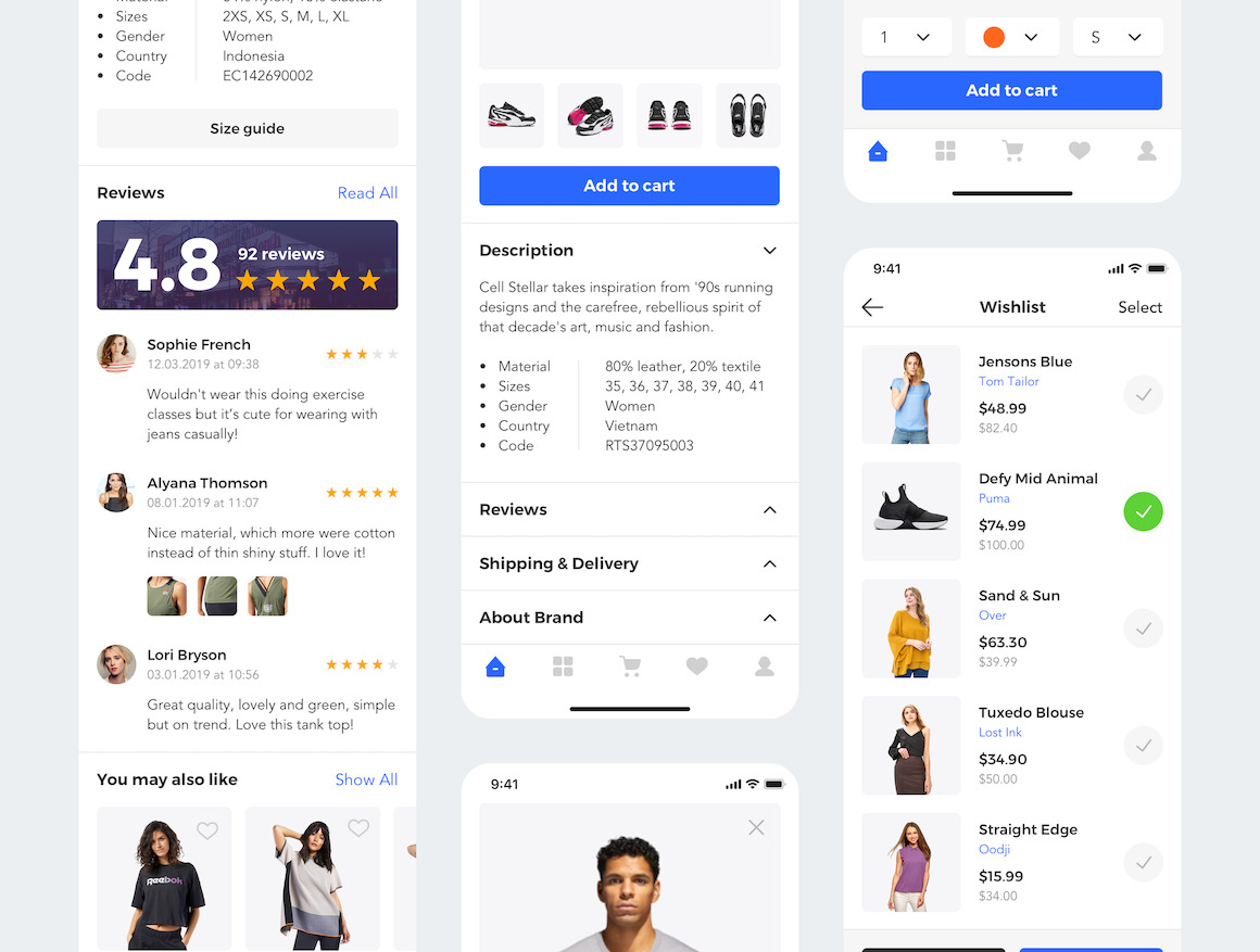 Sector UI Kit. E-commerce Sector UI Kit. E-commerce