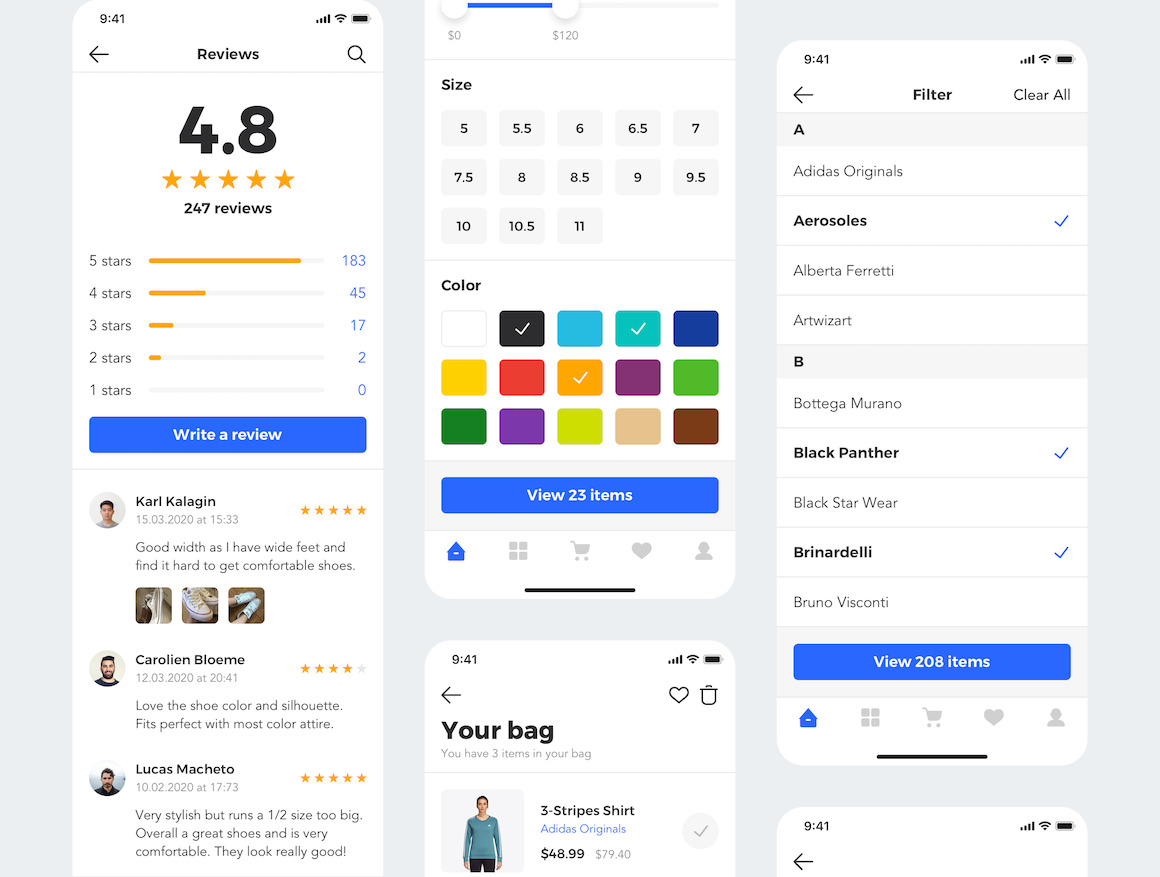 Sector UI Kit. E-commerce Sector UI Kit. E-commerce
