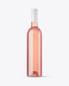 Rose Wine Bottle Mockup