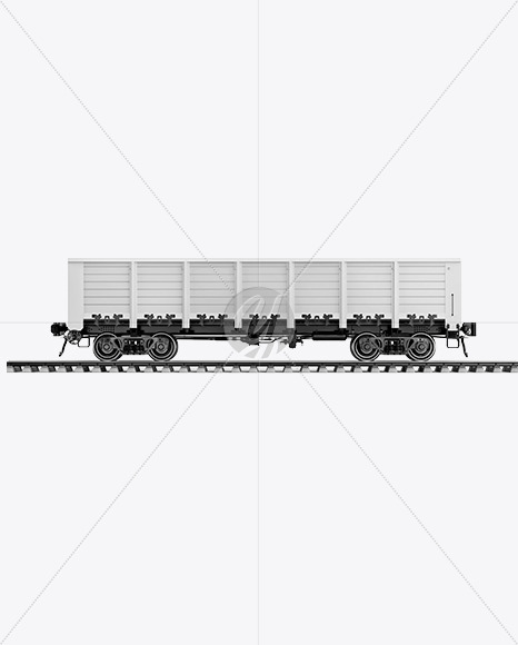 Railroad Car Mockup