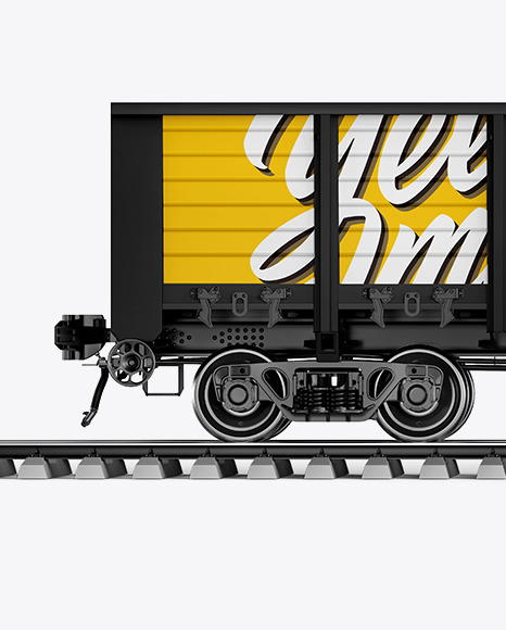 Railroad Car Mockup