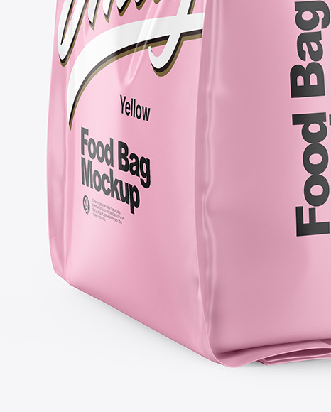 Matte Food Bag Mockup