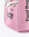 Matte Food Bag Mockup