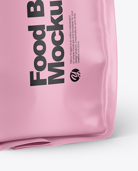 Matte Food Bag Mockup